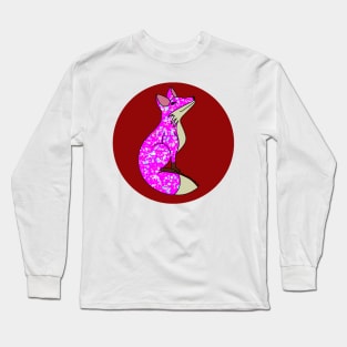 Happy Fox - Flower Power! Long Sleeve T-Shirt